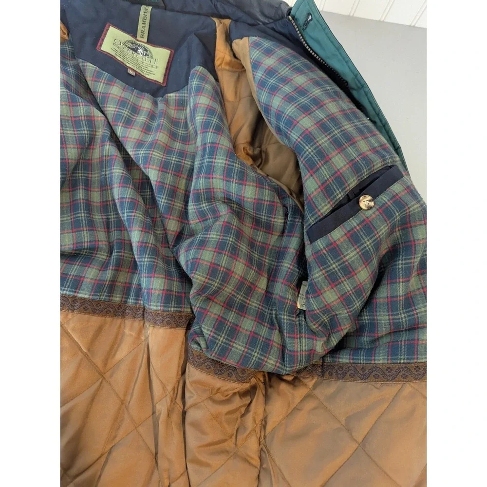 Vtg Brambilla Overcoat Collection Jacket Men's‎ L Full Zip Chore Coat Retro Barn